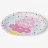 Ice Cream 2e verjaardag Papieren Bordje (Gekanteld)