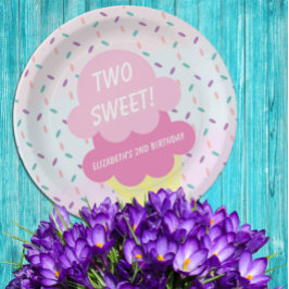 Ice Cream 2e verjaardag Papieren Bordje