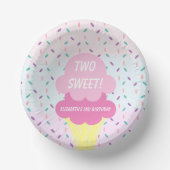 Ice Cream 2e verjaardag Papieren Kommen (Voorkant)