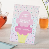 Ice Cream 2e verjaardag Reclamebord Met Voetstuk (Insitu)