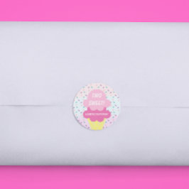 Ice Cream 2e verjaardag Ronde Sticker