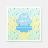 Ice Cream 2e verjaardag Servet (Voorkant)