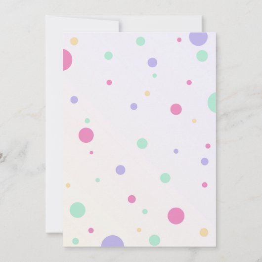 Ice Cream 2e verjaardagsfeestje Kaart (Achterkant)