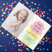 Ice Cream 3rd Birthday Kaart