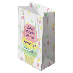 Ice Cream 3rd Birthday Klein Cadeauzakje