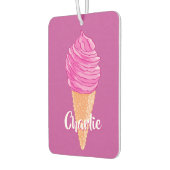 Ice Cream aangepaste naam auto luchtverfrisser (Links)