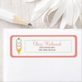 Ice Cream Address Label (Insitu)
