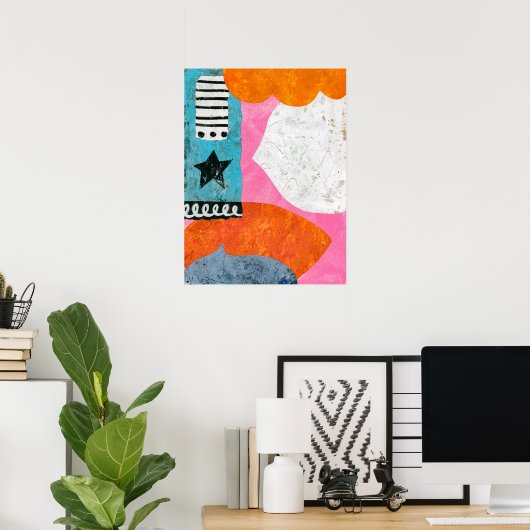 Ice Cream Afternoon Poster Wall Art (Thuiskantoor)