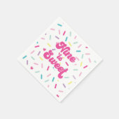 Ice Cream and Cake Nine is Sweet 9th Birthday Servet (Hoek)