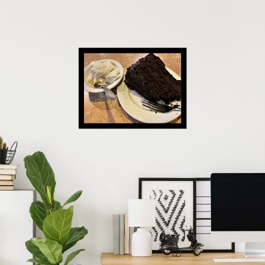 Ice Cream and Cake Poster (Thuiskantoor)