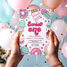 Ice Cream and Cake Sweet Een 1e Verjaardag