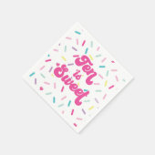 Ice Cream and Cake Ten is Sweet 10th Birthday Servet (Hoek)