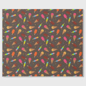 Ice Cream and Popsicles Cadeaupapier (Vlak)