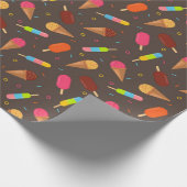 Ice Cream and Popsicles Cadeaupapier (Hoek)
