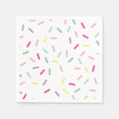 Ice Cream and Sprinkles Sweet One 1st Birthday Servet (Voorkant)