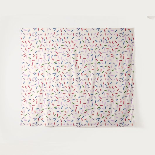 Ice Cream and Sprinkles Sweet One 1st Birthday Wandkleed (Voorkant (horizontaal))