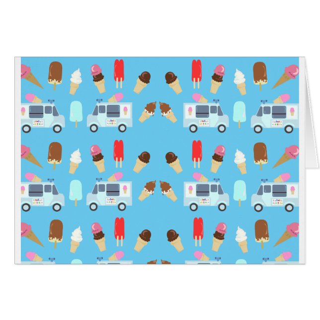 Ice Cream and Truck Pattern (Voorkant Horizontaal)