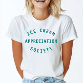 Ice Cream Appreciation Society citeert kunst T-shirt