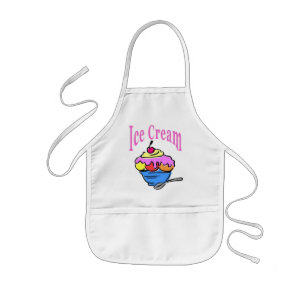 Ice Cream Apron Kinder Schort