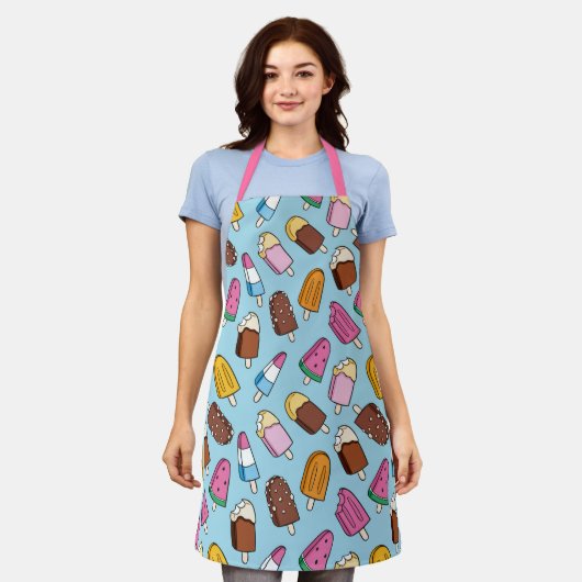 Ice Cream Apron Schort (Gedragen)