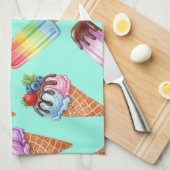Ice Cream Assortiment beroemd gemaakt door Natasha Theedoek (Quarter Fold)