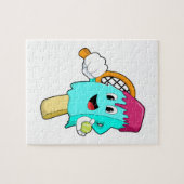 Ice cream at Tennis with Tennis racket Legpuzzel (Horizontaal)