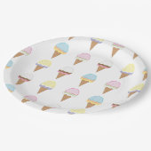 Ice Cream Awesomeness Papieren Bordje (Gekanteld)