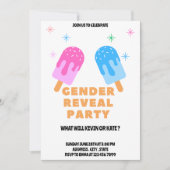 Ice Cream Baby onthult uitnodiging voor genderfees (Voorkant)