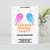 Ice Cream Baby onthult uitnodiging voor genderfees (Staand voorkant)