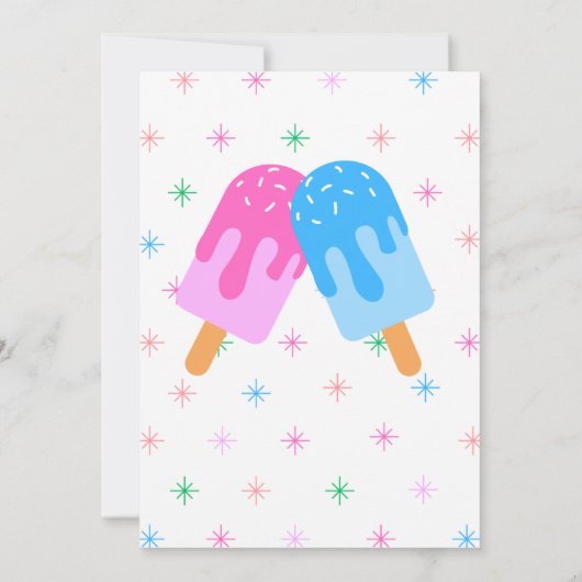 Ice Cream Baby onthult uitnodiging voor genderfees (Achterkant)