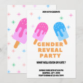 Ice Cream Baby onthult uitnodiging voor genderfees (Voorkant / Achterkant)