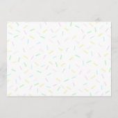 Ice Cream Baby shower Advice for Mam Kaarten (Achterkant)