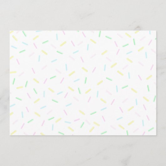 Ice Cream Baby shower Advice for Mam Kaarten (Achterkant)