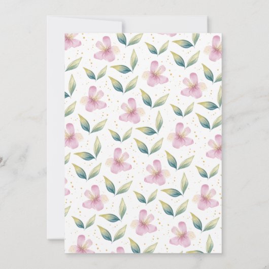 Ice Cream Baby shower Kaart (Achterkant)