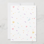 Ice Cream Baby shower Kaart (Achterkant)