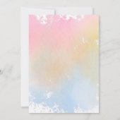 Ice Cream Baby shower Kaart (Achterkant)