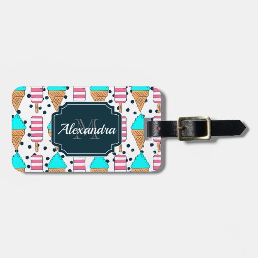 Ice Cream Bagagelabel (Voorkant horizontaal)