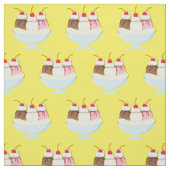 Ice Cream Banana Split Stof (Swatch)