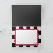 Ice Cream Banana Split wenskaart woorden toevoegen Kaart (Binnen)