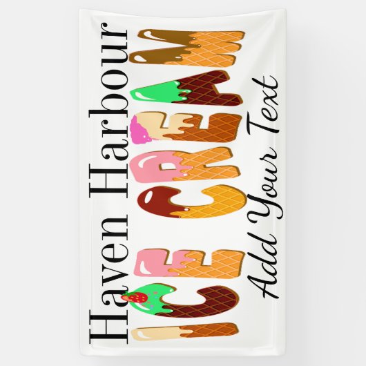 Ice Cream Banner (Verticaal)