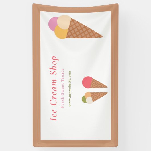 Ice Cream Banner (Verticaal)