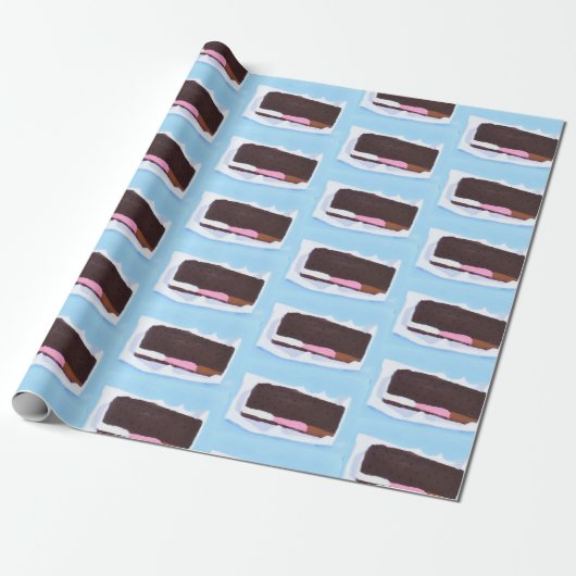 Ice Cream Bar Cadeaupapier (Uitgerold)