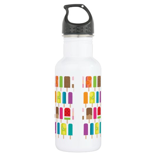 Ice Cream Bars en Popsicles Waterfles (Achterkant)