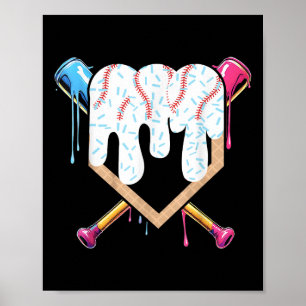 Ice Cream Baseball Shirt - Honkbal Shirten voor Jo Poster