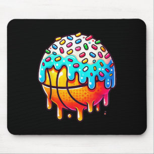 Ice Cream Basketball Drip Boys Meisjes Kinder Bask Muismat