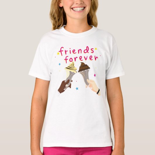 Ice Cream Best Friend T-shirt (Voorkant)