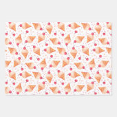 Ice Cream bevat een papierset met overvulling van Inpakpapier Vel (Voorkant 3)