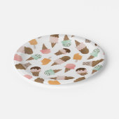 Ice Cream bevat papieren Borden Papieren Bordje (Gekanteld)