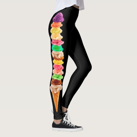 Ice Cream Binge Decor op Leggings (Rechts)