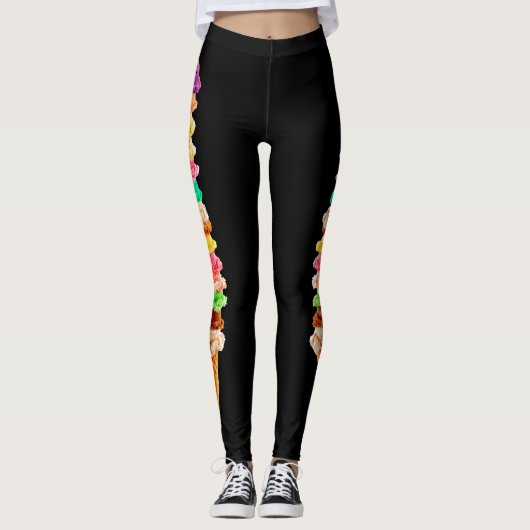 Ice Cream Binge Decor op Leggings (Voorkant)